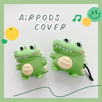 

Earphone Case For Airpods Pro Case Silicone Cute Dinosaur Anime Soft Headphone Case for Apple Air Pods Earpods Protective Cover