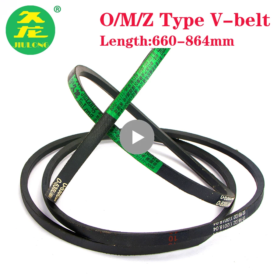 O-500 Rubber Transmission Belt V-Belt 9mm Wide 6mm Thick for Washing Machine 