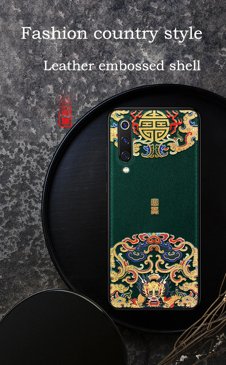 Для Xiaomi mi 9 SE 9SE 8 8SE 9T Pro Red mi K20 Pro Note 8 7 5 Pro Чехол 3D рельефный кожаный рельефный узор противоударный чехол Funda