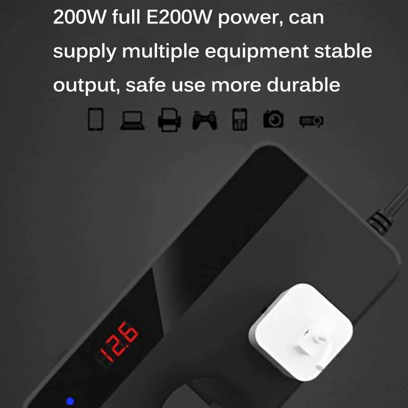 2019 DC 12 В в AC 220 150 Вт Автомобильные инверторы автомобильный конвертер с 4 usb портами