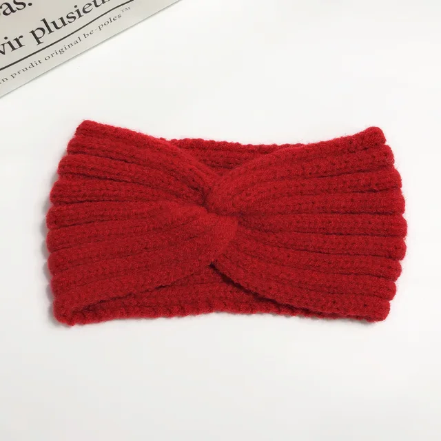 Winter Warm Headband for Women Woolen Knitting Headbands Wool Knitted Elastic Headband Headwear Girls Hair Band Hair Accessories AY04