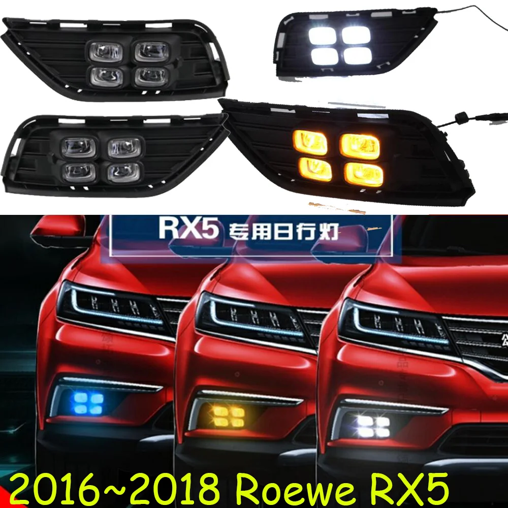 2018y автомобильный БАМПЕР фара для Roewe RX5 противотуманная фара дневного света светодиодный провод hanress фара для Roewe RX5 противотуманная фара