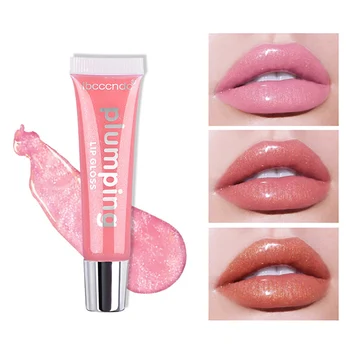 

Liquid Lipstick Gloss Plumping Lip Gloss Lip Plumper Makeup Big Lip Gloss Moisturizer Plump Volume Shiny Vitamin E Mineral Oil