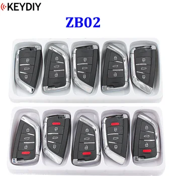 

5pcs/lot,KEYDIY Universal Smart Key ZB02-3 ZB02-4 for KD-X2 Car Key Remote Replacement Fit More than 2000 Models