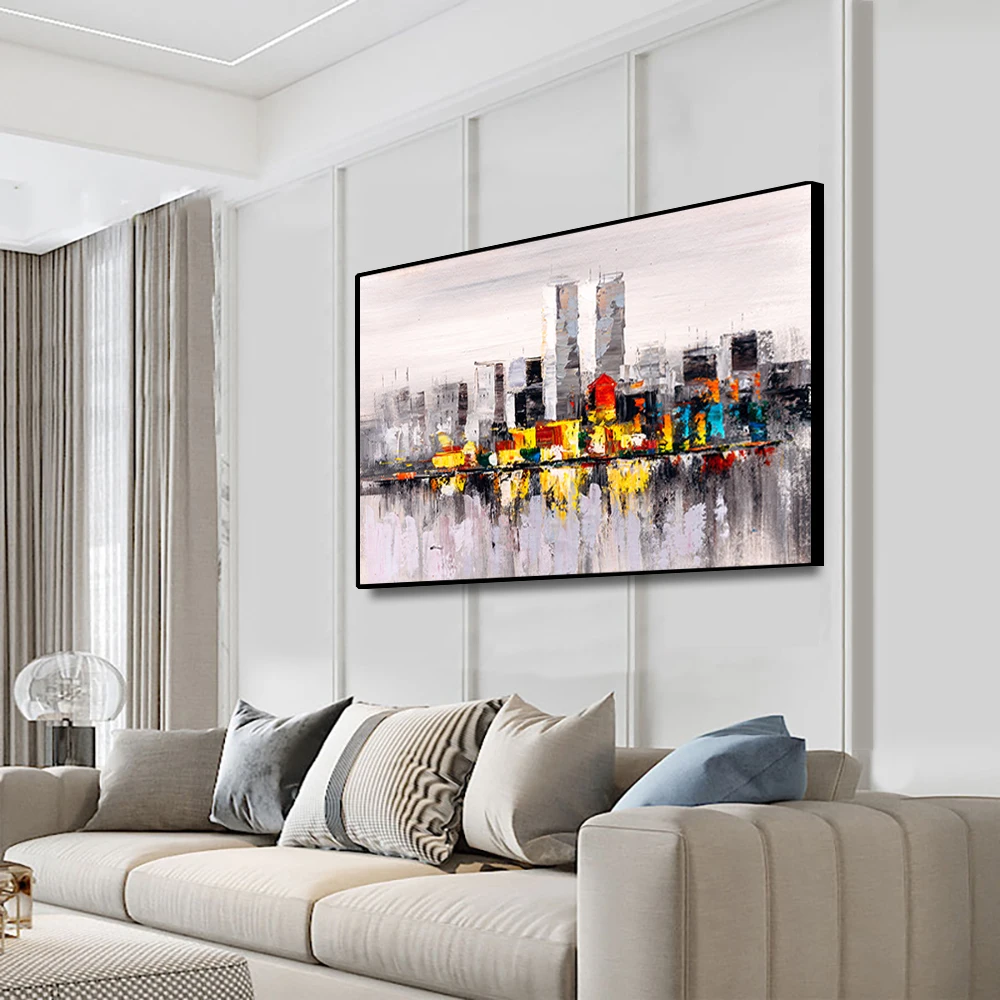 Laeacco Black White Mordern City Poster Canvas Painting Calligraphy Wall Pictures Prints For Home Living Room Wall Decorative Laeacco Black White Mordern City Poster Canvas Painting Calligraphy Wall Pictures Prints For Home Living Room Wall Decorative