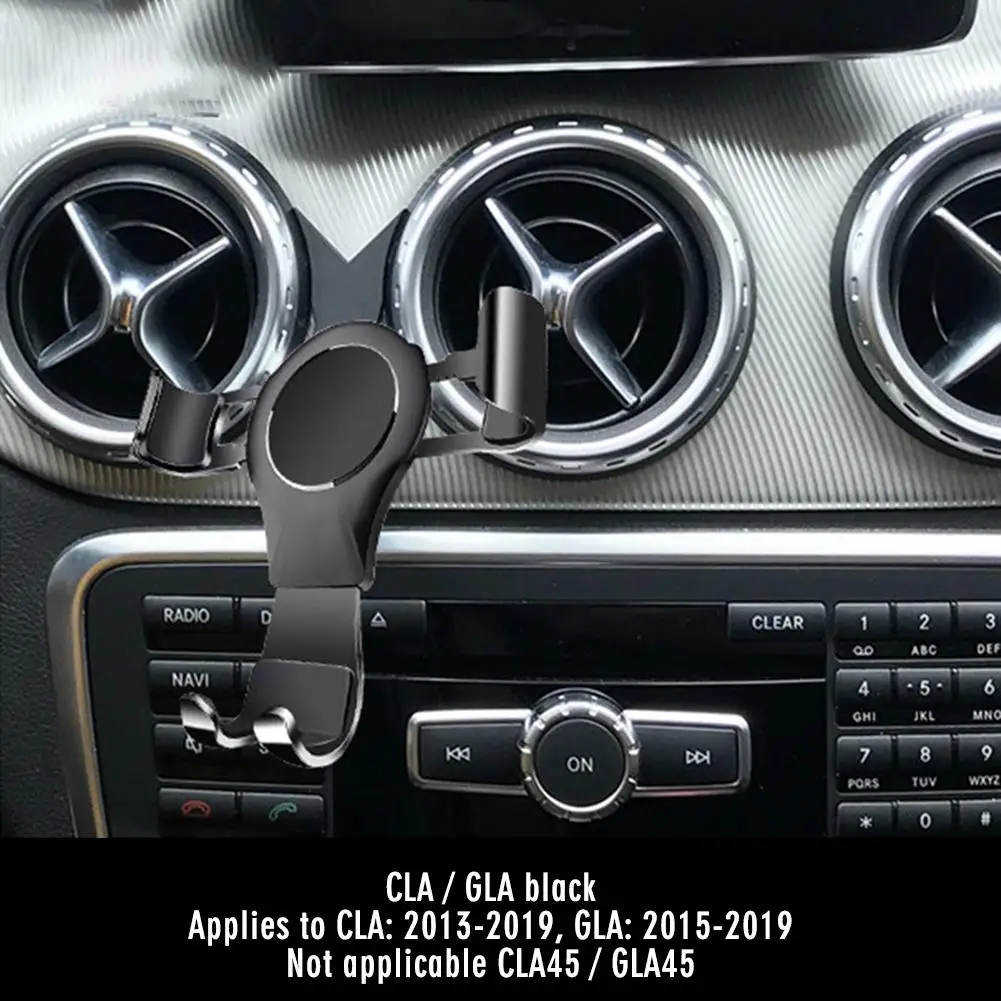 Автомобильный воздушный выход мобильного телефона кронштейн для Mercedes-Benz A-Class B-Class CLA GLA A180 B200 подставка для телефона, автомобильный держатель для телефона на магните с креплением