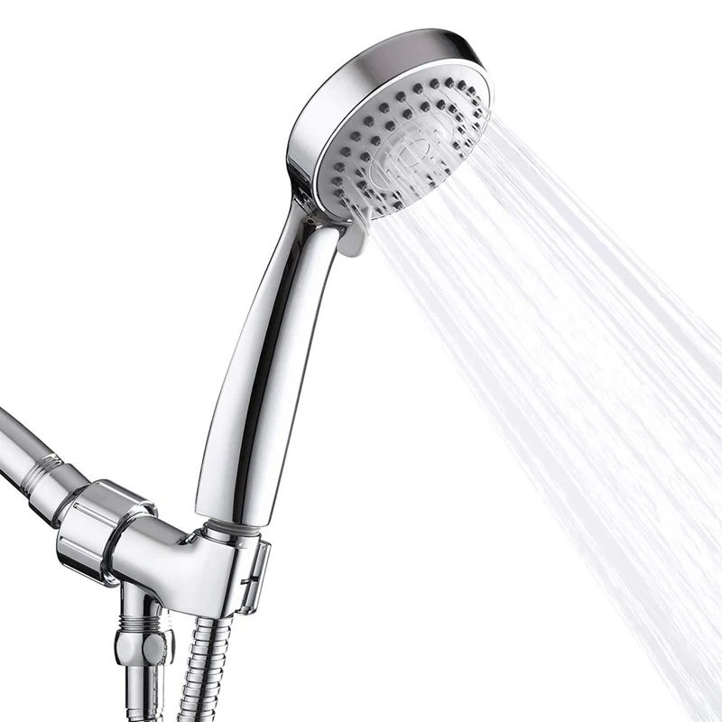 

Shower Head,Handheld Shower Head, 3 Functions High Pressure Rainfall Shower Head Leakproof Filtered Shower Head with Hose and Ad