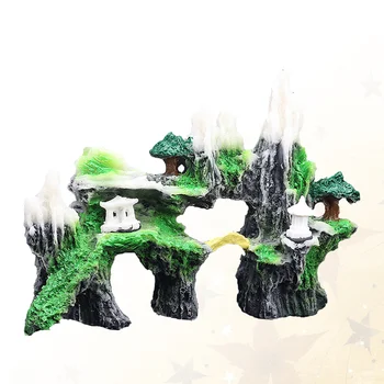 

1pc Fish Tank Aquarium Resin Landscaping Rockery Decoration Aquarium Gadgets Resin Craft Creative Aquarium Ornament