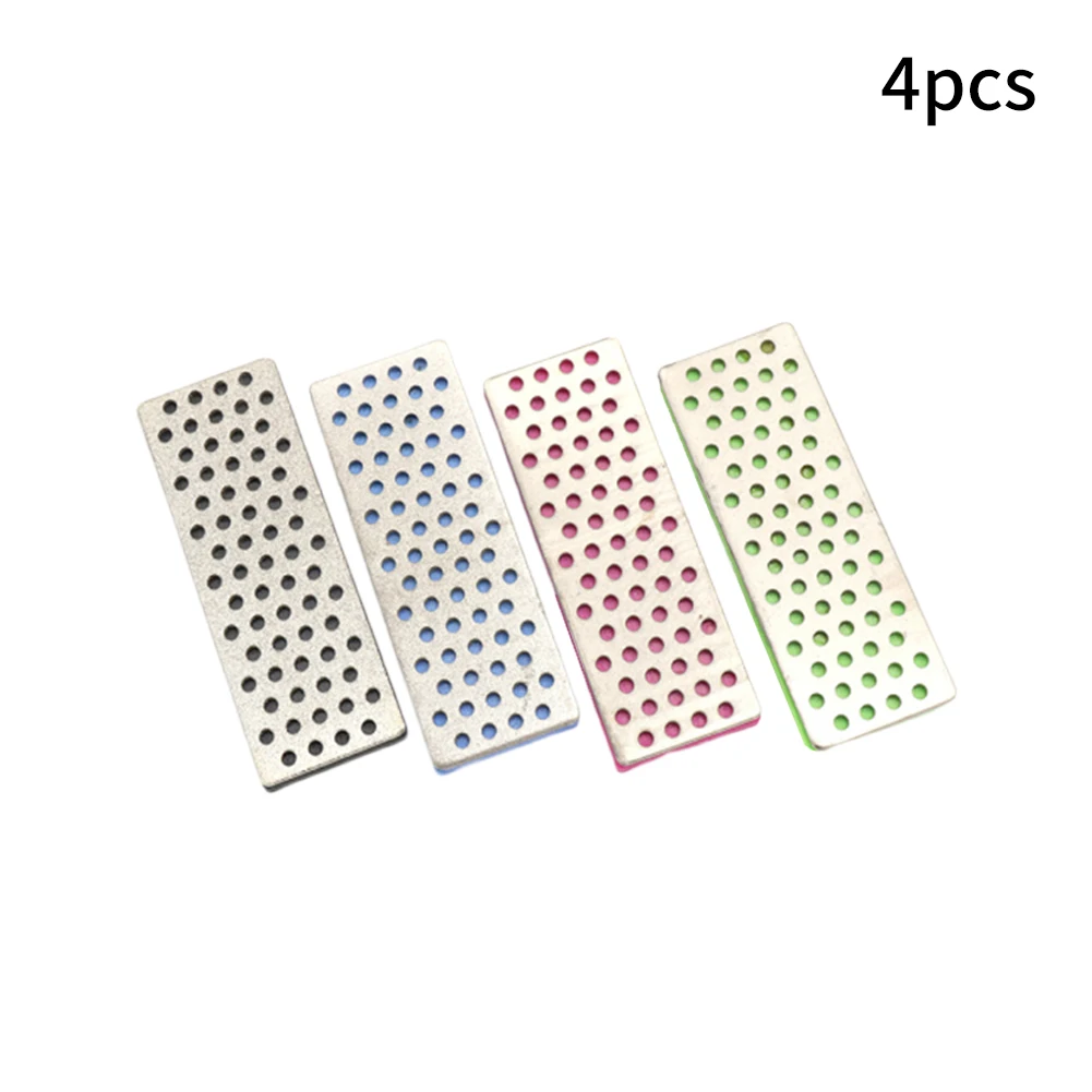 

4PCS/Set Outdoor Tool Skiing Millstone Repairing For Ski Edges Compact Blade Durable Knife Portable Sharpener Diamond Hard