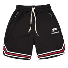 Новые летние свободные брендовые шорты Для мужчин джоггеры быстросохнущие шорты для спортзала Фитнес спортивная одежда плавки мужские повседневное пляжное короткое брюки