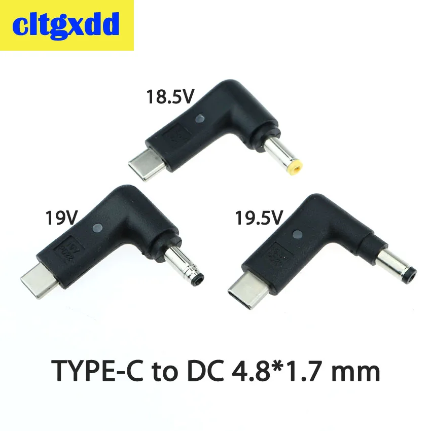 Адаптер питания cltgxdd штекер USB Type C 4 8*1 7 мм преобразователь PD светодиодный