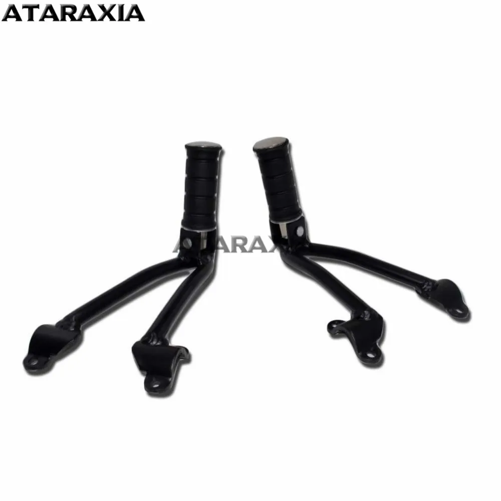 Мотоциклетные детали черные задние Пассажирские подножки для Kawasaki Vulcan 650 VN650 vn650