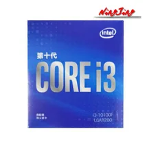 Intel Core i3-10100F i3 10100F 3.6 GHz 4-core 8-nici procesor CPU L2 = 1M L3 = 6m 65W LGA 1200 nowy i pochodzą z chłodnicy