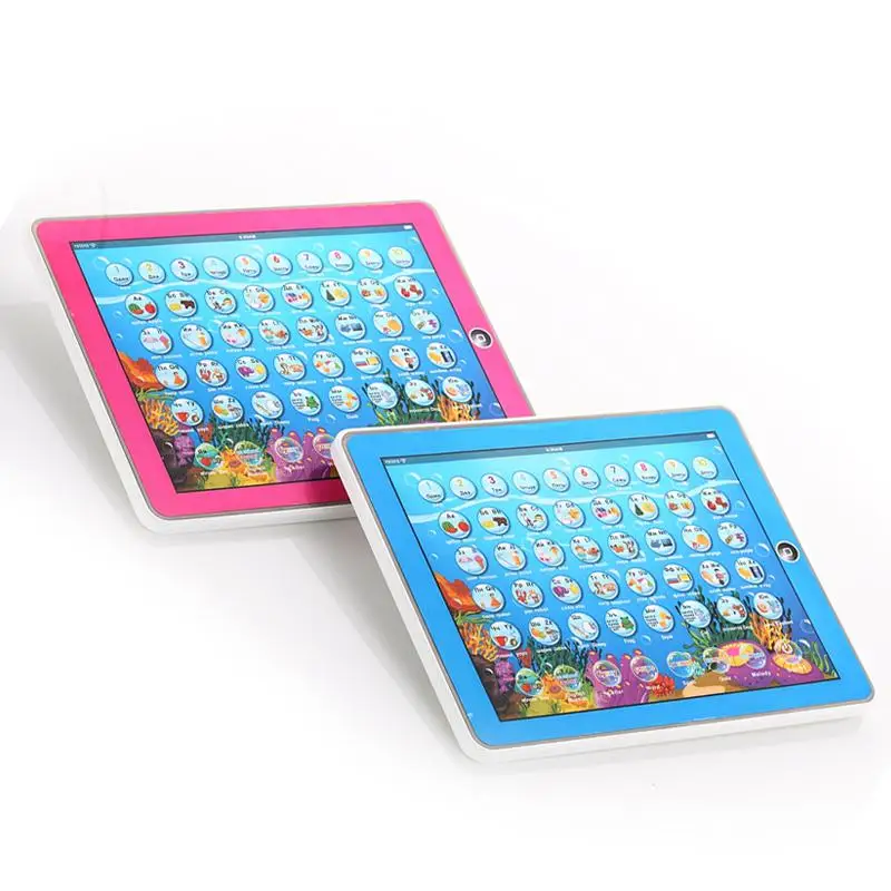 Детский планшетный компьютер с английским русским испанским языком обучающая