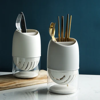 

Nordic Diatom Mud PP Storage Rack Water Absorption Knife Holder Drain Shelf Home Storage Organizer Kitchen Tool For Chopsticks