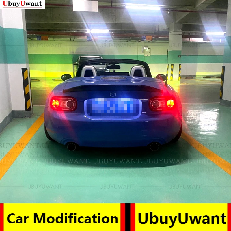 Для MX5 NC NCEC Roster Miata EPA Тип 3 2009-2015 Автомобильная задняя крышка из углеродного