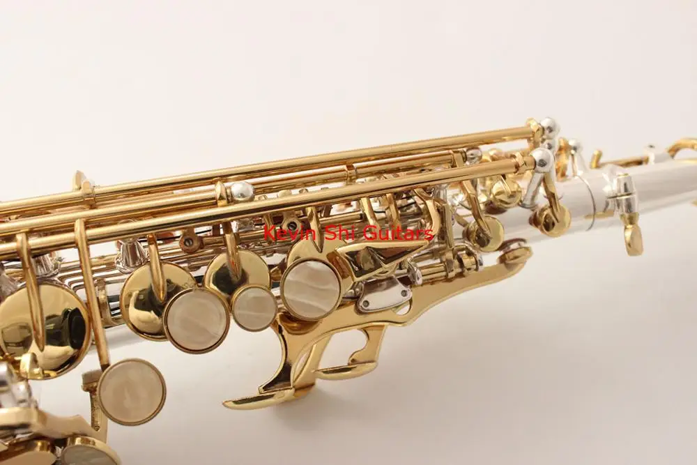 Yanagisa S-9930 сопрано Си-мажор прямой саксофон YANAGISA серебряный сплав Саксофон сопрано Sax перламутровые ключи сопрано саксофон