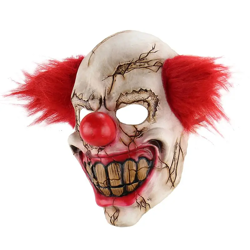 Adult Scary Horror Latex Face Mask Rotface Zombies Halloween Costume Clown Mask