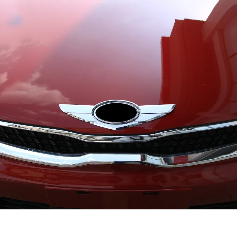 Lsrtw2017 Abs автомобильный передний задний Логотип Марка отделка автомобильный стиль для Kia Rio X Line Kx Cross интерьерные аксессуары для формовки - Название цвета: front