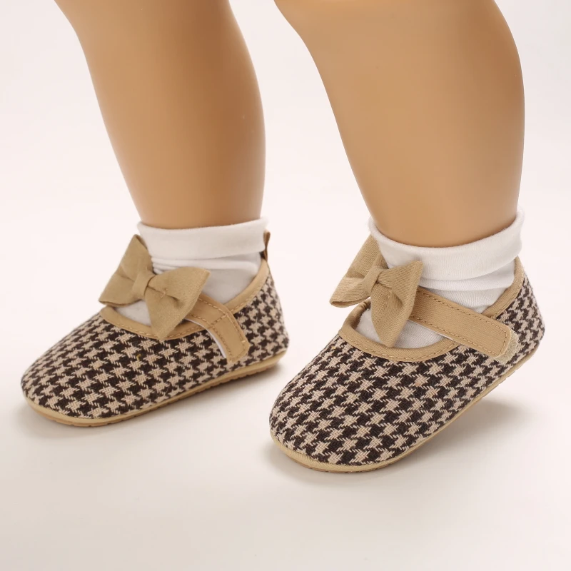 Infant Newborn Baby Girls Princess Non-Slip Floral Border Shoes Toddler Baby Soft PU Leather Prewalker Shoes Solid First Walkers