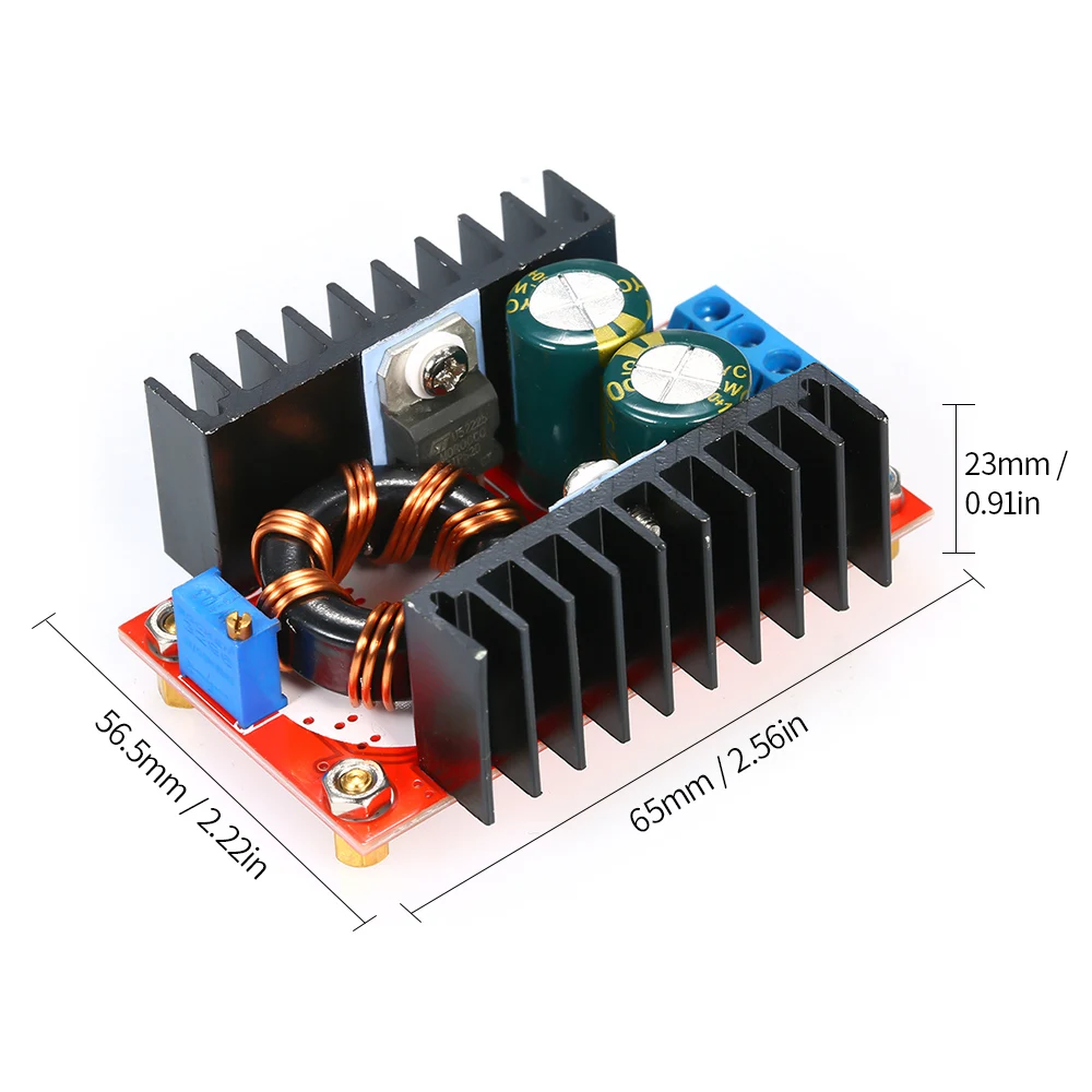 150 Вт трансформаторная ЭДС преобразователь 12 V-32 V постоянного тока до 12 V-35 V Регулируемый повышающий Питание модуль DIY DC-DC повышающий