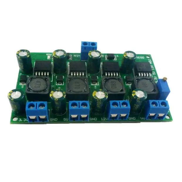 3а многоканальный понижающий модуль питания 3,3 V 5V 12V регулируемый выход DD31AJQA