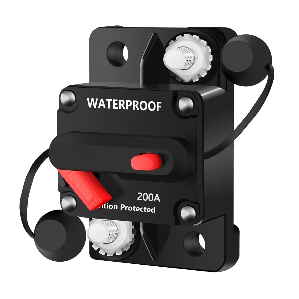 Interruttore Automatico Con Reset Manuale 30A 12-24V DC Per Auto, Audio, Barca