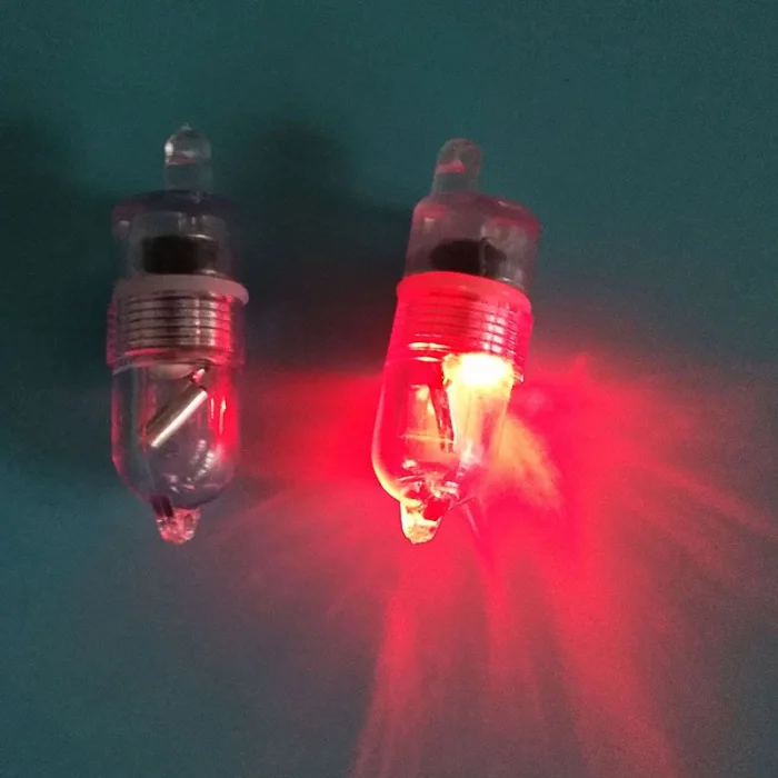New 5pcs LED Deep Drop Underwater Fish Attracting Lure Fishing Strobe Flash Light Bait Indicator LMH66