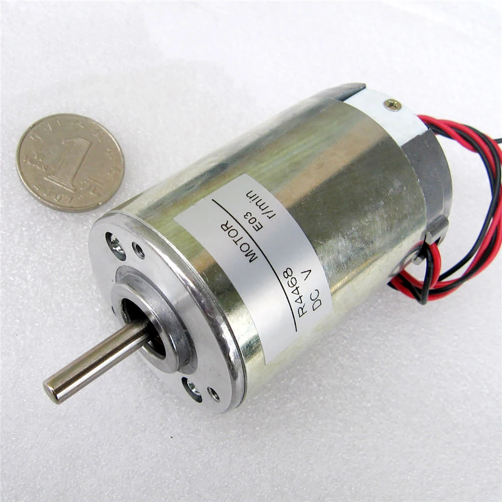

For Spun Sugar Machine High Speed 12V 24V 2400RPM 5000RPM Brushed Motor Long Shaft DC Motor