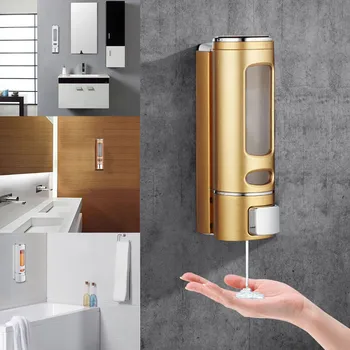 

400ML Wall Mount Washing Lotion Soap Shampoo Hand Sanitizer Dispenser Hand Press Soap Dispenser Liquid Soap Dispensers