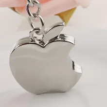 Креативный металлический маленький брелок с яблоком крутые фруктовые подвески с ключиками автомобильный брелок со стразами производители Настраиваемые