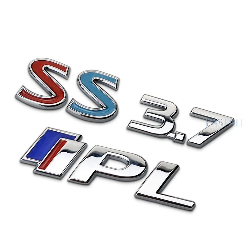 Для Infiniti Q50 Q50L Металлическая Автомобильная наклейка IPL 3,7 2,5 стандартная 3D стерео Наклейка английская буква наклейка автомобильные принадлежности