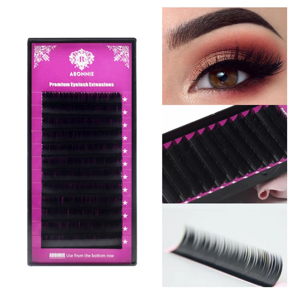 

Matte Black B/C/D Classic Mink Lashes Premium Volume Individual EyeLash Extensions Professional Lash Makeup Cilios