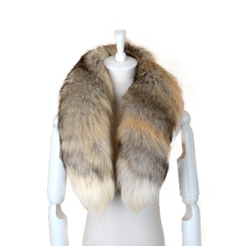

2020 Genuine Fox Fur Sacarf,100% Real Natural Fur Scarf, For Men and Women, Warm Winter Fur Scarf