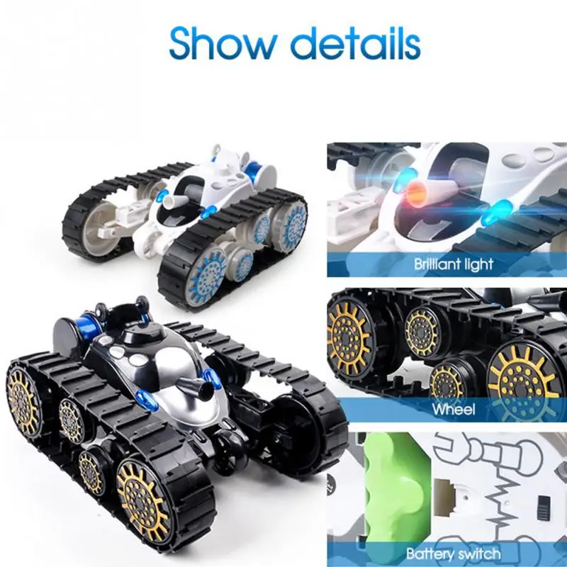 360 градусов флип Танк RC автомобиль скалолазание на батарейках детская игрушка электрический автомобиль для хеллоуина и Рождества год Детские Подарочные игрушки