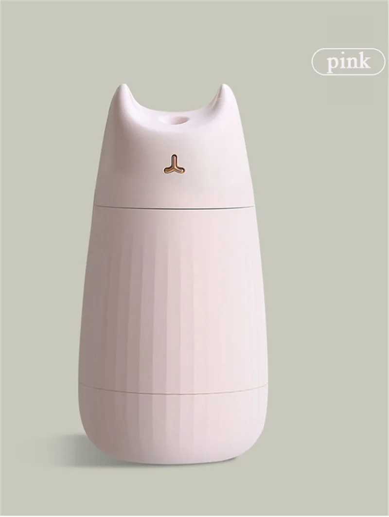 ELOOLE Cat милый увлажнитель воздуха Usb эфирное масло диффузор для домашнего офиса Fogger тумана diffusor Nano aromaterapia чистый воздух - Цвет: pink