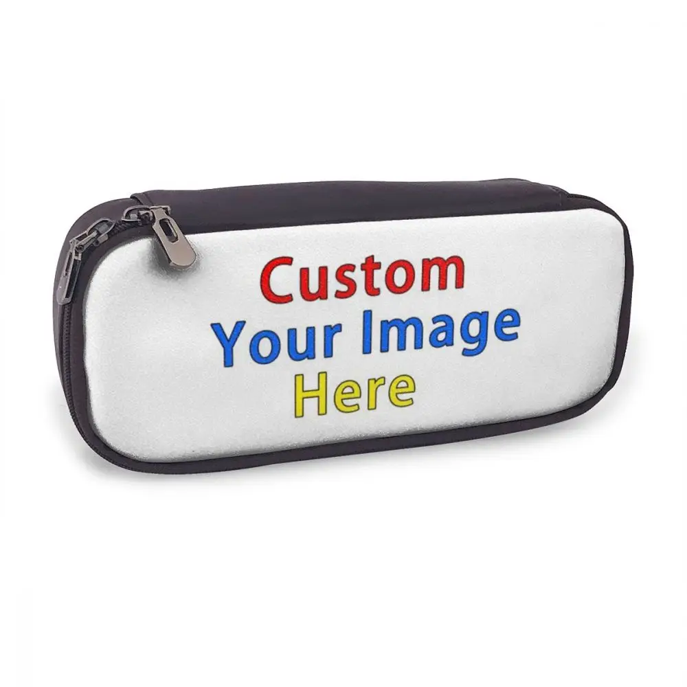 Designer Cosmetic bag Women 3D Custom Logo School Large Pencil Bag For Children Boys Travel Organizer Toiletry Bags Dropshipping