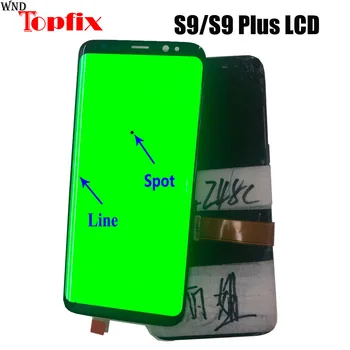 

For Samsung S9 LCD G960F Display Touch Screen Digitizer Assembly For Samsung S9 Plus LCD G965F LCD With Line and Spot