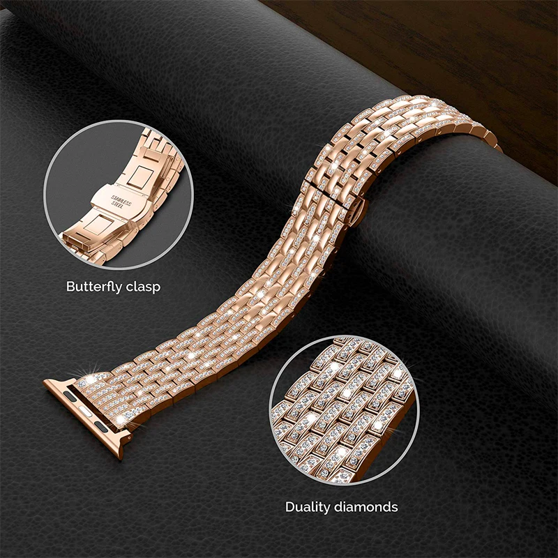 Браслет из нержавеющей стали для Apple watch band 40 мм 38 series 5/4/3/2/1 iwatch 42 44 мм|Ремешки