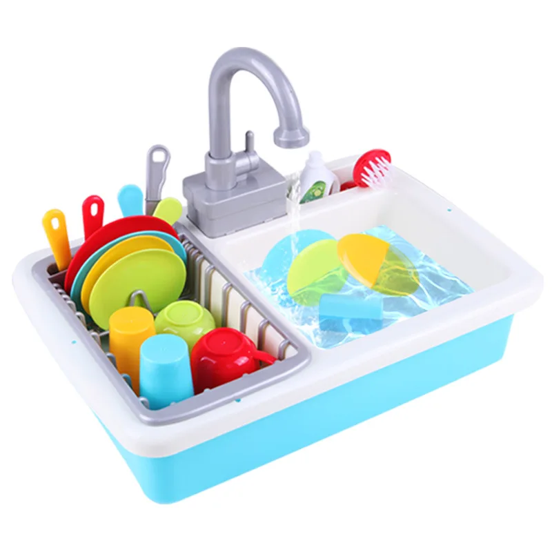 

Playgo Baylor Model Pool Every Family High Little Girl Have Children Have Unisex Wash Dishes Toy Set