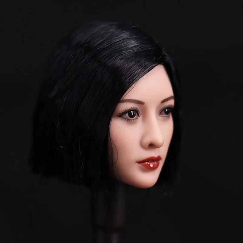 1/6 Cat Toys Asian  women short hair  Head Sculpt  CT008 B F 12'' Action Figure 