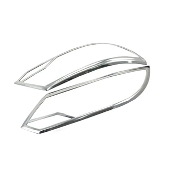 

For volkswagen tiguan accessories 2010-2015 head light frame ABS accessori car styling 2pcs/lot