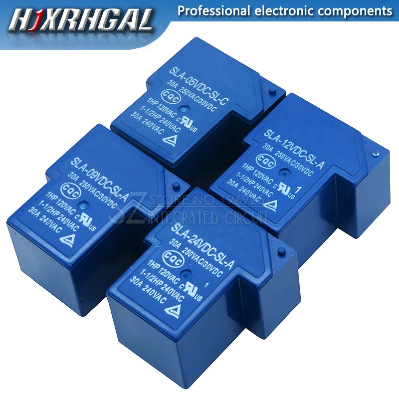 

1PCS Power relays SLA-05VDC-SL-A SLA-09VDC-SL-A SLA-12VDC-SL-A LA-24VDC-SL-A 5V 9V 12V 24V 30A 4PIN T90