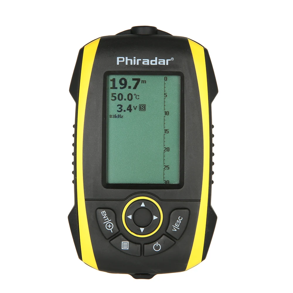 

Portable LCD Fish Finder Smart Sonar Fish Finder Sonar Transducer Fishfinder Fishing Bait Tool Fish Alarm Bottom Contour