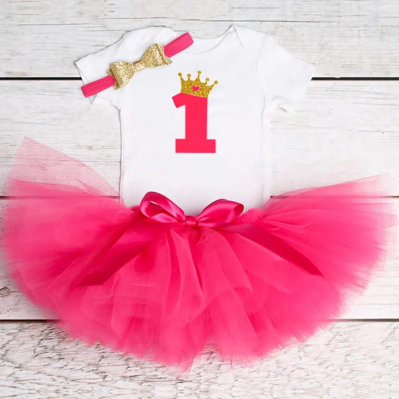 Одежда для маленьких девочек на 1 год; одежда для дня рождения; Тюлевое платье-пачка с единорогом для малышей; Вечерние платья на крестины для малышей; летняя одежда - Цвет: As Photo