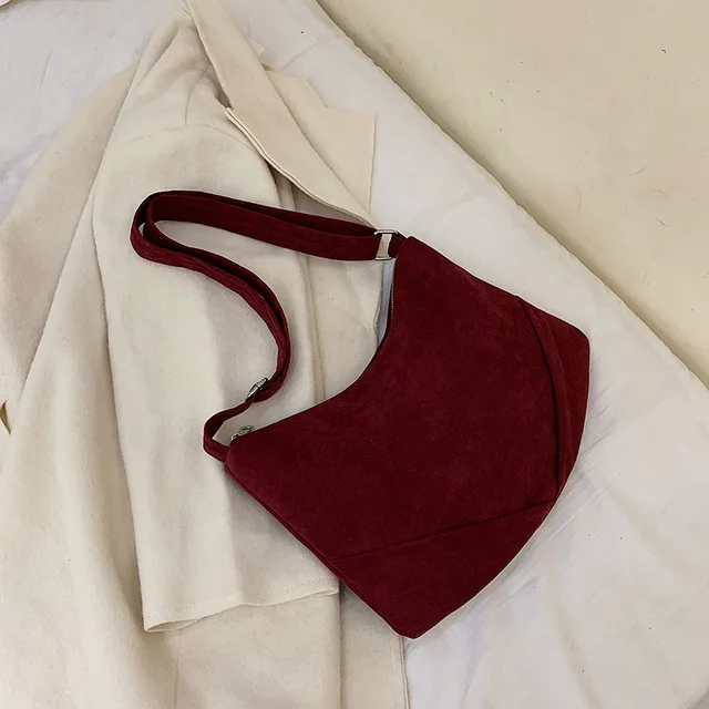 wine red Повседневные однотонные сумки через плечо для женщин дизайнерская зимняя женская сумка через плечо большая Вместительная женская сумка кошелек новинка - Цвет: wine red