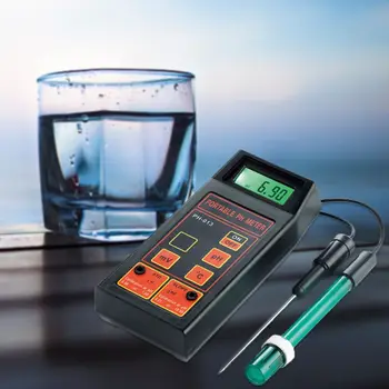 

3-in-1 High Accuracy Portable pH/mV/Temp Meter + Replaceable pH & ORP Electrodes + Temperature Probe