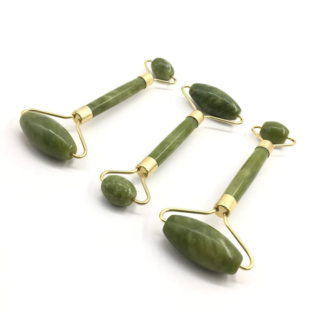 Jade Roller Massager 1PCS Double Head Facial Massage Roller Jade Face Care Face Slimming Body Head 5