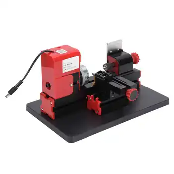 

Flexible Mini Motorized Lathe Machine Z20002 Mini Metal Lathe Processing Gold Engineering Plastics Soft Metals For Processing