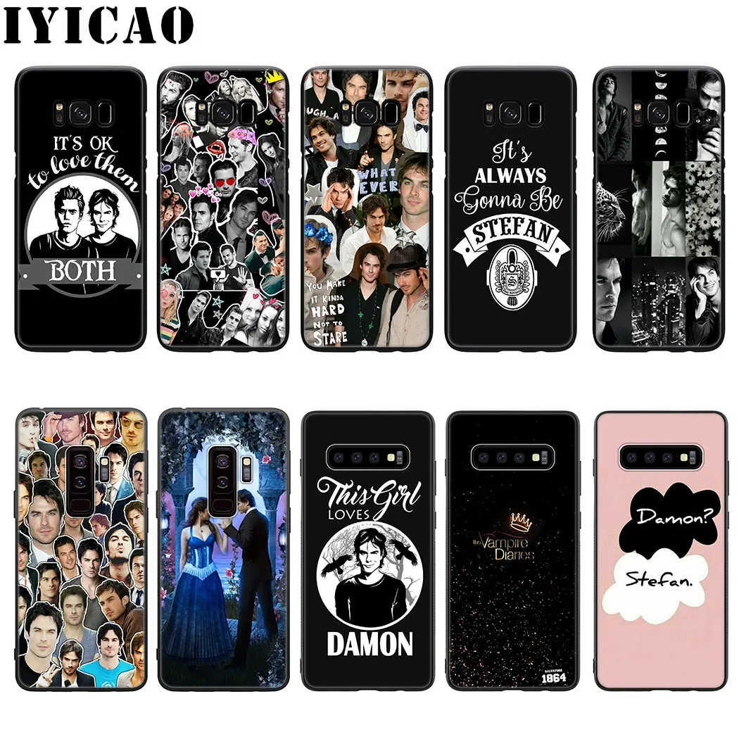 Силиконовый мягкий чехол для телефона IYICAO The Vampire diaries samsung Galaxy S10 S9 S8 Plus S6 S7 Edge S10e |